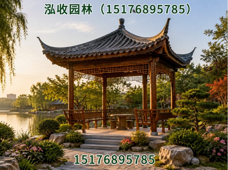 乌海防腐木展示图